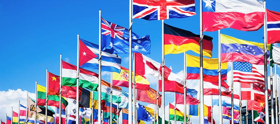 International flags