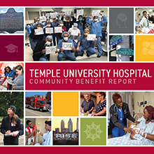 2020 Temple University Hospital Community Benefit Report Cover